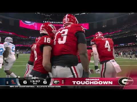 Georgia & Ole Miss trade near BACK-TO-BACK touchdowns early in Sugar Bowl | ESPN College Football