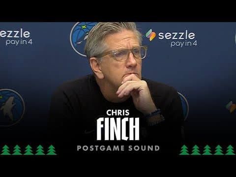 "It's Great Seeing Joan Make An Impact To Winning Ball." | Chris Finch Postgame Sound | 01.28.26