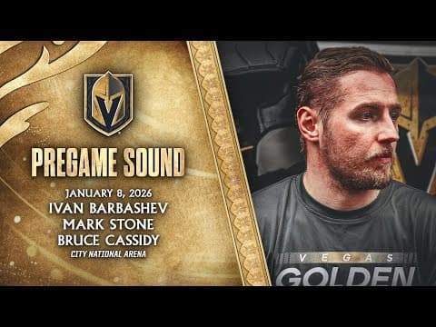 π₯ PREGAME SOUND: Barbashev, Stone & Cassidy