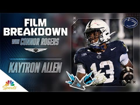 Kaytron Allen brings power, vision other RBs can't match | Big Ten Film Breakdown | NBC Sports