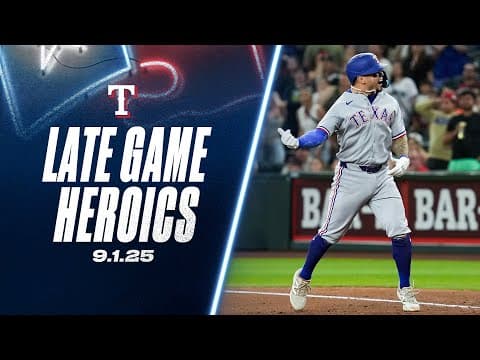 DOWN TO OUR FINAL OUT | Rangers Rally at D-Backs 9/1/25