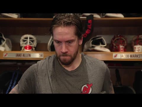 Markstrom, Meier and Keefe speak after 4-1 loss to Canes