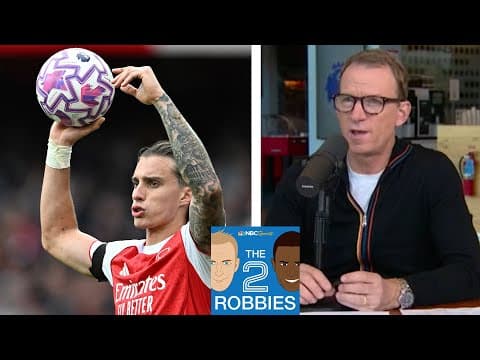 Arsenal's Riccardo Calafiori playing 'on a different level' | The 2 Robbies Podcast | NBC Sports