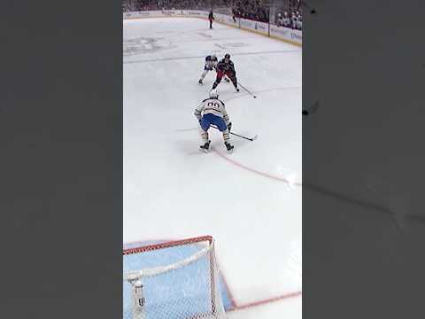 Cole Sillinger Sends One Into the Open Net!! π₯