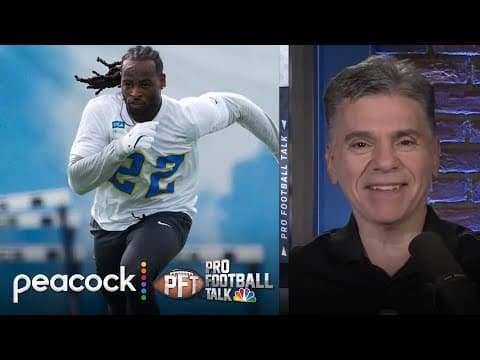 LA Chargers’ Jim Harbaugh: ‘Possibility’ Najee Harris plays Week 1 | Pro Football Talk | NFL on NBC