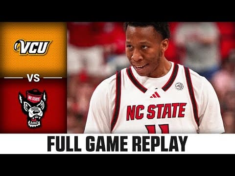 VCU vs. NC State Full Game Replay | 2025-26 ACC Men’s Basketball