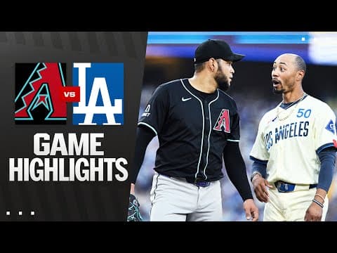 D-backs vs. Dodgers Game Highlights (8/30/25) | MLB Highlights