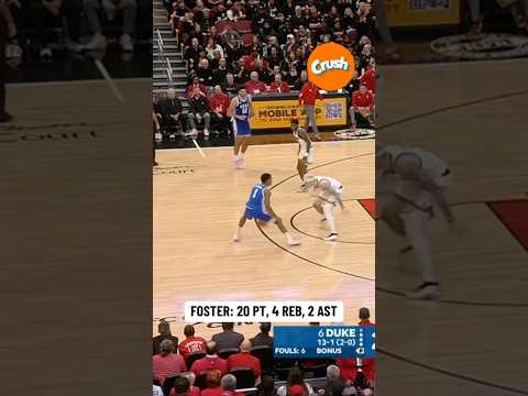 CALEB. FOSTER. š„ #dukebasketball #duke #collegebasketball #accbasketball #collegesports #basketball