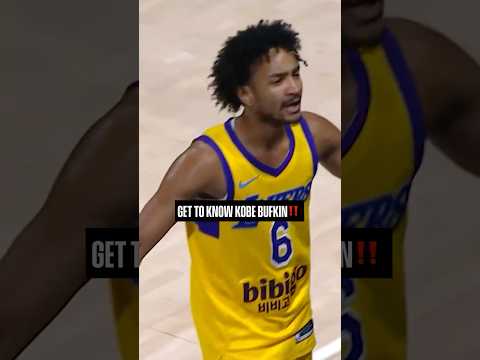Newest Laker, Kobe Bufkin, is a BUCKET #nba