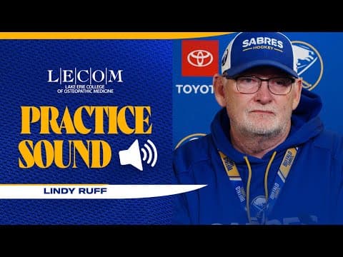 "Next Man Up Now" | Lindy Ruff After Team Losses Conor Timmins To Injury | Buffalo Sabres