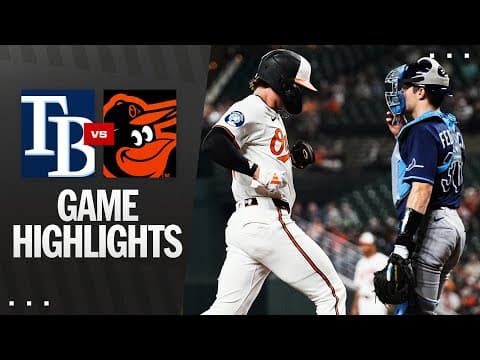 Rays vs. Orioles Game Highlights (9/23/25) | MLB Highlights