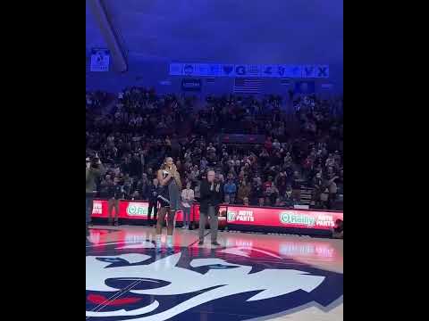Aaliyah Edwards is forever in the UConn rafters π€ (via @uconnwbb/IG)