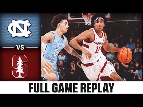 North Carolina vs. Stanford Full Game Replay | 2025-26 ACC Men's Basketball