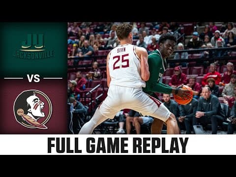 Jacksonville vs. Florida State Full Game Replay | 2025-26 ACC Men's Basketball