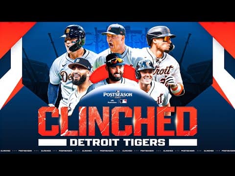 The Tigers secure their second straight Postseason berth 🔒 (Road to October)