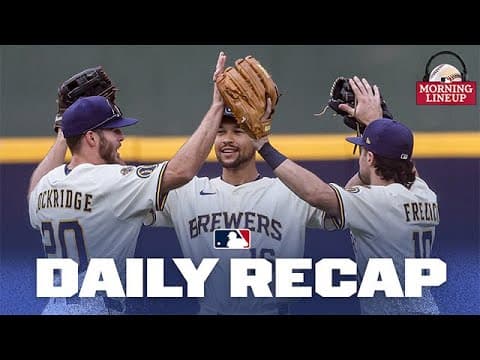 The Brewers keep winning! 12 STRAIGHT GAMES FOR THE BREW CREW! | Morning Lineup (MLB Daily Recap)