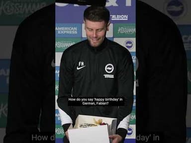 Hurzeler SUPRISED With Cake! ππ₯³