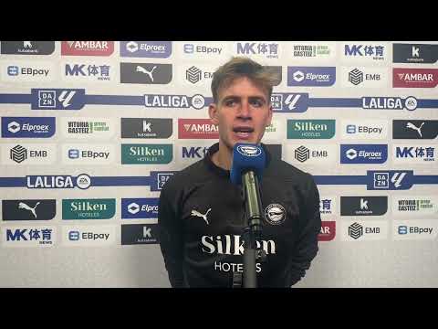 Pablo Ibáñez: "Ha sido un partido muy serio de todo el equipo" | Deportivo Alavés