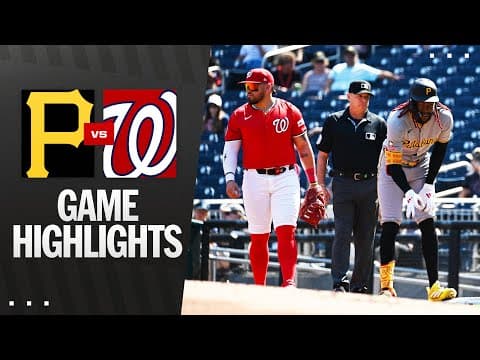 Pirates vs. Nationals Highlights (9/14/25) | MLB Highlights