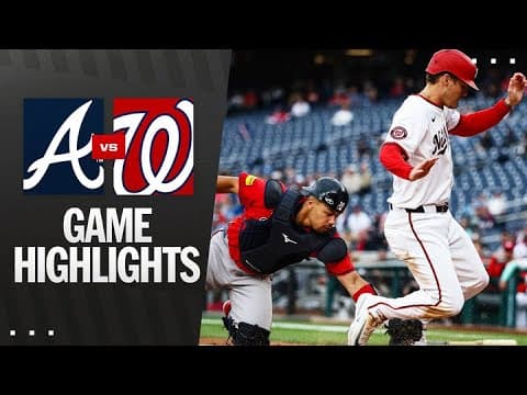 Braves vs. Nationals Game Highlights (9/16/25) | MLB Highlights