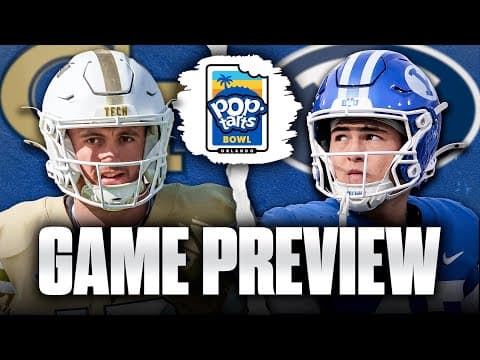 2025 Pop-Tarts Bowl Preview: No. 22 Georgia Tech vs No. 12 BYU | Predictions & Best Bets ✅