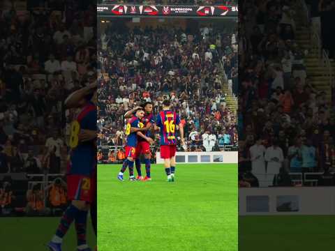 Goal on his Supercopa debut? It's Roony Bardghji π΄ββ οΈ #short #fcbarcelona #shortvideo