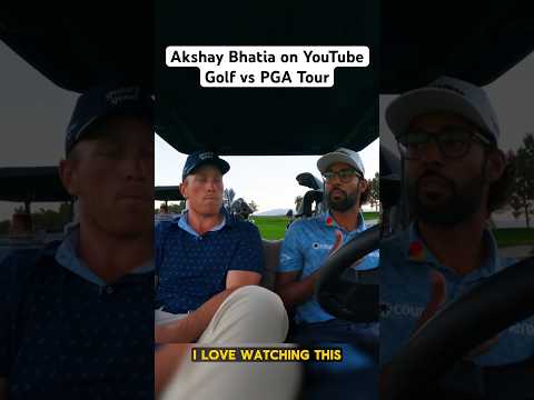 Akshay Bhatia on YouTube Golf! π³