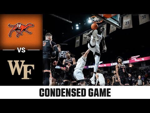 Campbell vs. Wake Forest Condensed Game | 2025-26 ACC Men's Basketball