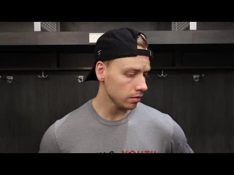 Bratt, Markstrom, Pesce & Keefe speak after 2-1 loss to NYI