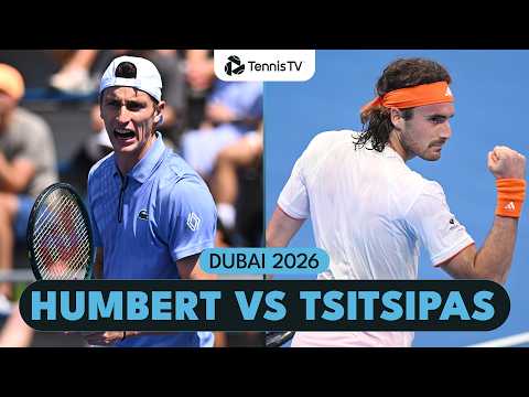 Former Champions Humbert & Tsitsipas Face Off! 👑 | Dubai 2026 Highlights