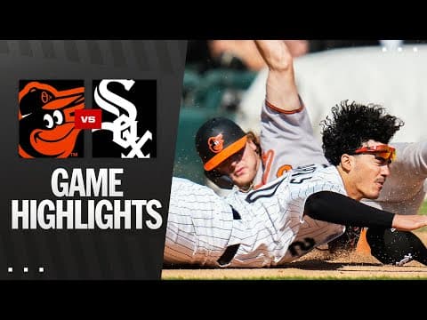 Orioles vs. White Sox Game Highlights (9/17/25) | MLB Highlights