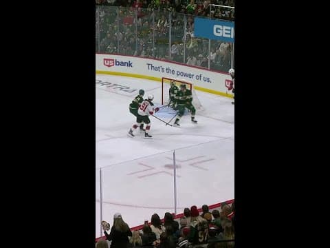 Dawson Mercer with a Short Goal vs. Minnesota Wild