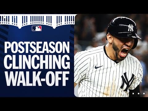 FULL COMEBACK: The Yankees WALK IT OFF and are headed to the Postseason! 🗞️