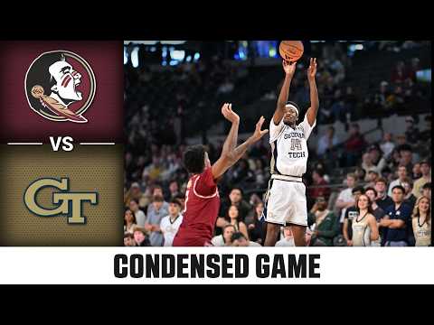 Florida State vs. Georgia Tech Condensed Game | 2025-26 ACC Men's Basketball