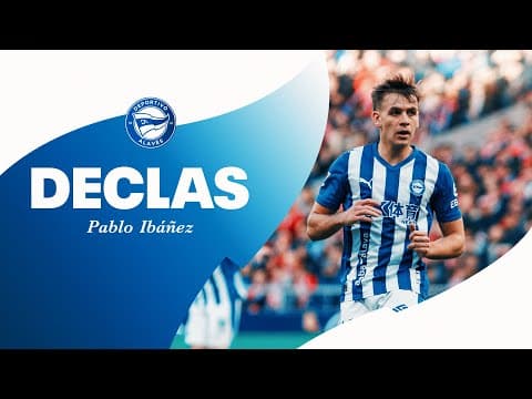 Pablo Ibáñez: "A dejarnos el alma en este partido" | Deportivo Alavés
