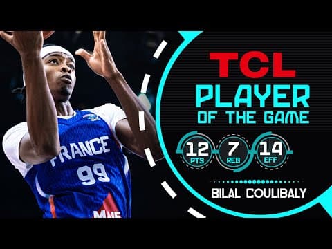 Bilal Coulibaly (12 PTS) | TCL Player Of The Game | BEL π§πͺ vs FRA π«π· | FIBA EuroBasket 2025