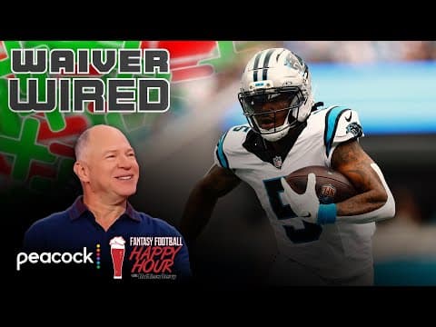 Rico Dowdle, Michael Carter atop RB waivers for Week 6 | Fantasy Football Happy Hour | NFL on NBC