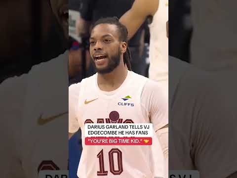 Darius Garland giving VJ Edgecombe his props 🫡