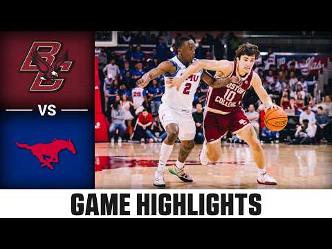 Boston College vs. SMU Game Highlights | 2025-26 ACC Men's Basketball