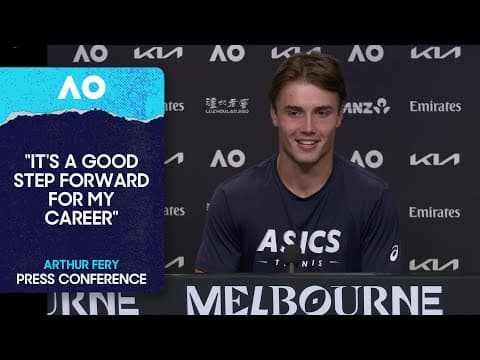 Arthur Fery Press Conference | Australian Open First Round