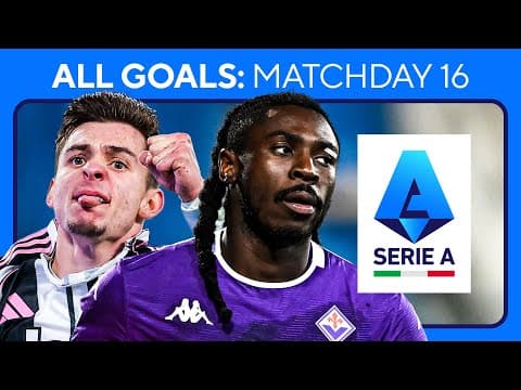 EVERY GOAL from Matchday 16 in SERIE A: Kean DOUBLE | CBS Sports Golazo