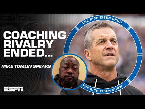 Mike Tomlin reacts to John Harbaugh's firing 🗣️ 'Example of today's culture' | The Rich Eisen Show