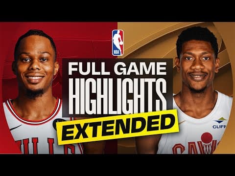 GAME OF THE NIGHT: BULLS at CAVALIERS | November 8, 2025