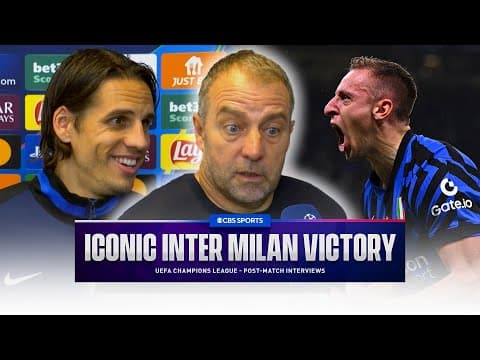 "EVERY 50/50 decision was for INTER" Flick on referee | "KEPT ON BELIEVING" Sommer on win vs. Barça