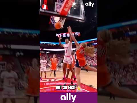 Blocked by Kymora 🙅♀️ @a@allyvirginia #accbasketball #collegebasketball #basketball #collegesports