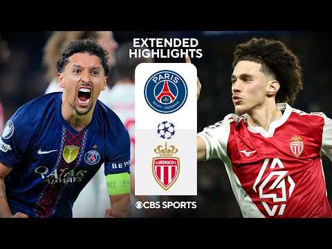 PSG vs. Monaco: Extended Highlights | UCL Knockout Play-offs - Leg 2 | CBS Sports