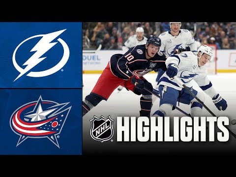 Lightning vs. Blue Jackets | NHL Highlights | January 24, 2026
