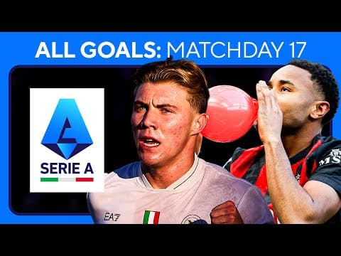 EVERY GOAL from Matchday 17 in SERIE A: PAIR from Højlund & Nkunku | CBS Sports Golazo