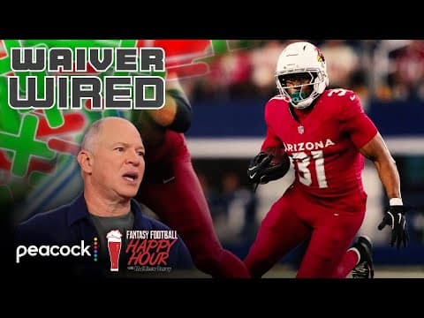 Emari Demercado leads waiver wire RBs with options slim | Fantasy Football Happy Hour | NFL on NBC