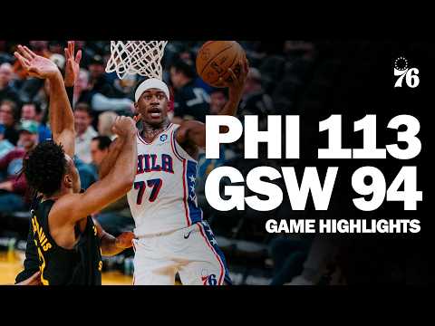 Game Highlights: Sixers Stay Hot Against Warriors